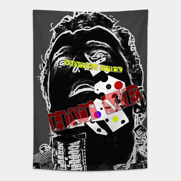 Ian Dury - Hit Me. Tapestry by OriginalDarkPoetry