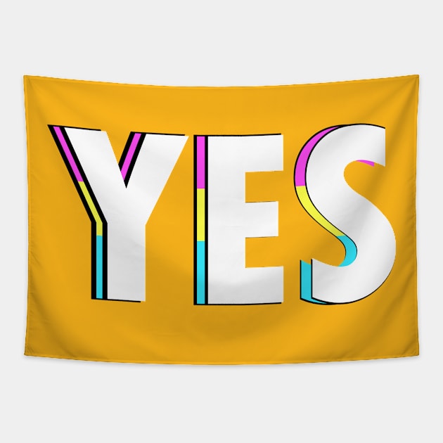 Pansexual Yes Tapestry by TangletallonMeow