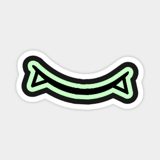 Cute Vamp Smile (mint green) Magnet