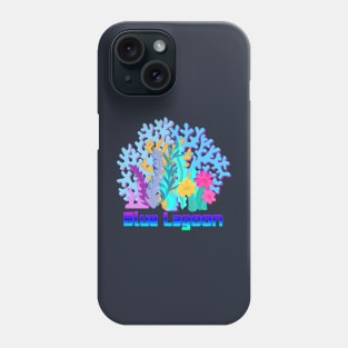 Blue Lagoon, The Story of the Sea, coral reefs Phone Case