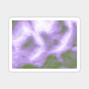 Genderqueer Pride Abstract Fractal Fog Magnet