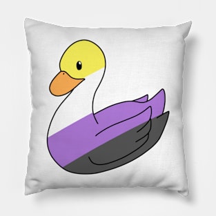 Light Nonbinary Duck Pillow