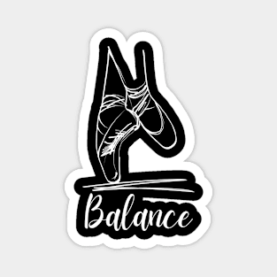 Ballet Dance Balance Tip toes pointé Magnet