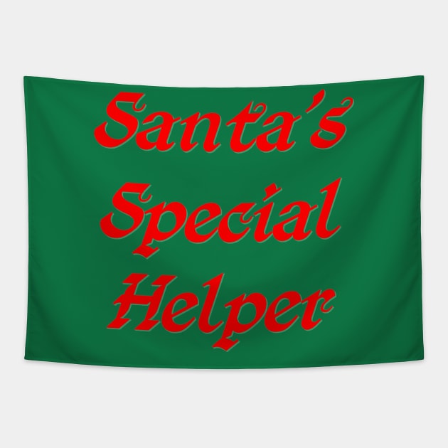Santa's special helper Tapestry by Wakingdream