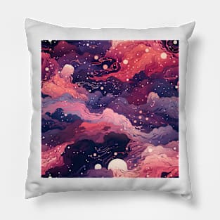 Van Gogh Starry Night Outer Space Pattern 24 Pillow