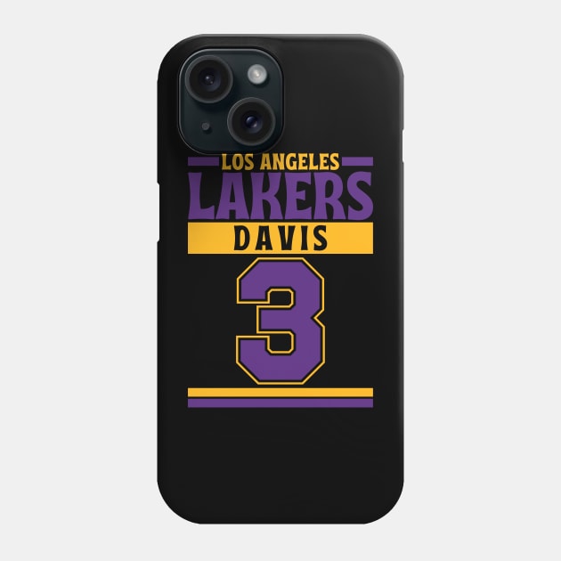 Los Angeles Lakers Davis 3 Limited Edition Phone Case by Astronaut.co