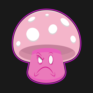 GRUMPY PINK MAGIC MUSHROOM T-Shirt