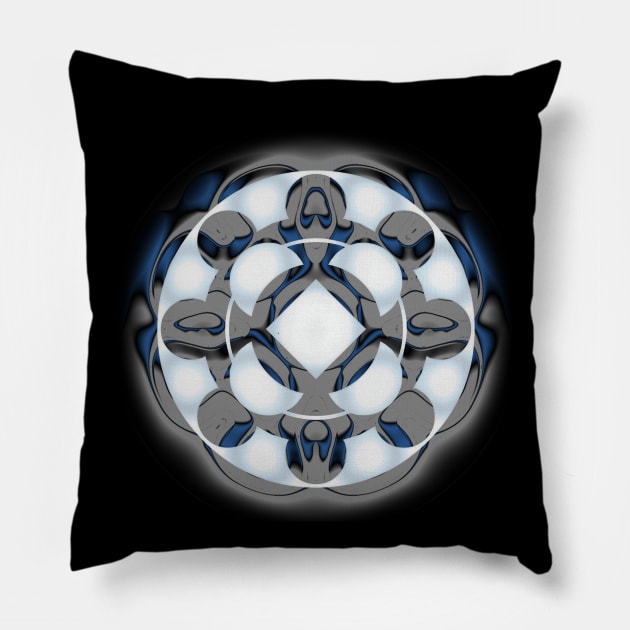 3D Art Design Effect Pillow by Odd Hourz Creative