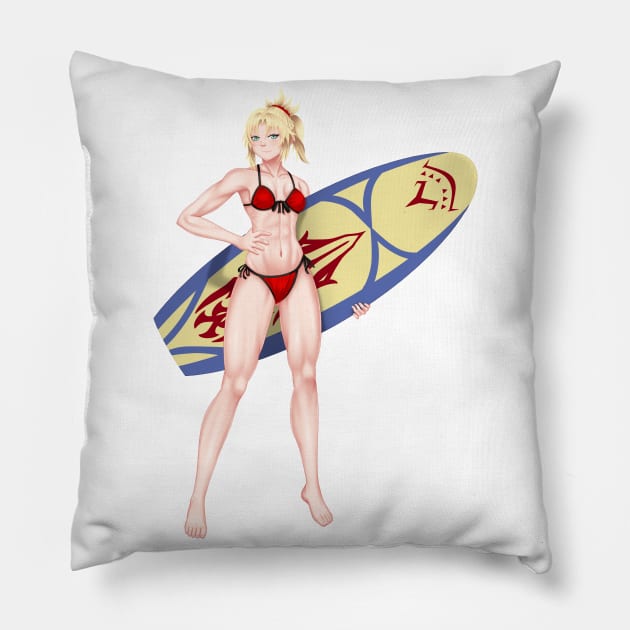 Mordred Summer Pillow by Antonydraws