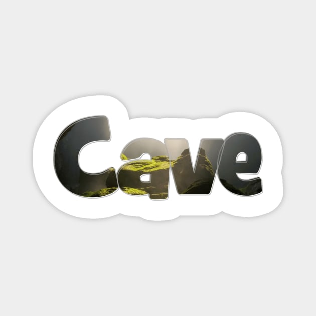 Cave Magnet by afternoontees