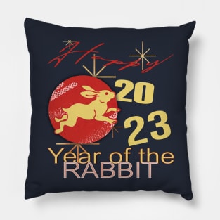 2023 Year of the Rabbit. Pillow