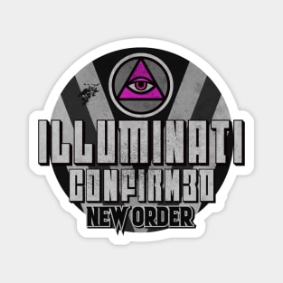 Vintage Illuminati Confirmed Magnet