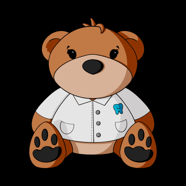 Dentist Teddy Bear by Alisha Ober Designs