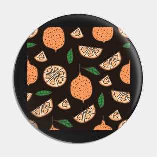 Minimal Colorful Fruit Pattern Pin