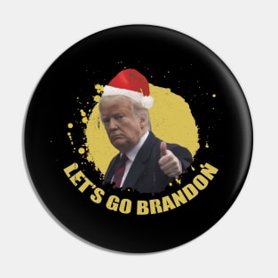 lets go brandon christmas trump Pin