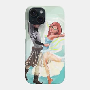 Dancing fairy and elf -  with background Phone Case