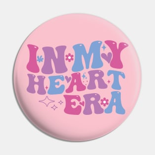 In My Heart era groovy Heart Sign Lover Womens Pin