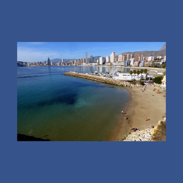 Benidorm Mal Pas Beach Costa Blanca Spain by AndyEvansPhotos