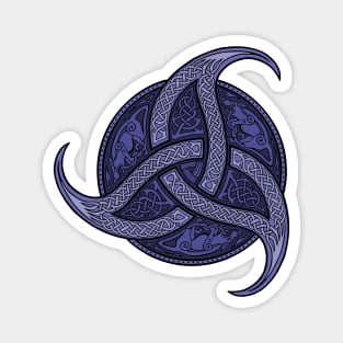 Trinity Knot - Purple Magnet