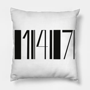 147 Barcode Pillow