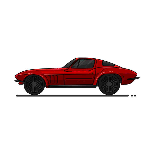 Red C2 Stingray by garistipis