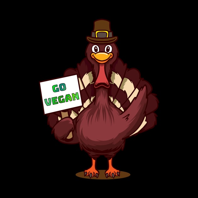 Thanksgiving Go Vegan by MGO Design