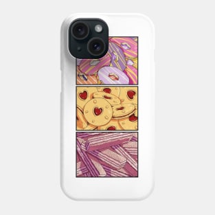 Triple biscuit collection Phone Case