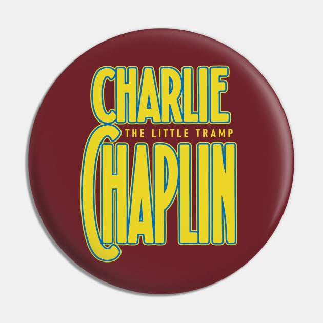 Charlie Chaplin: The Little Tramp Pin by Noir-N-More