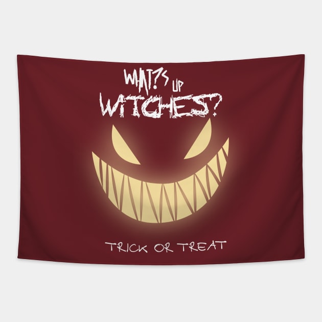 What's up Witches Trick or Treat | Funny Halloween Men's Tapestry by Kibria1991