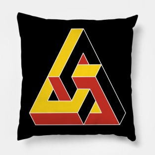 3D Impossible Triangular Object Pillow