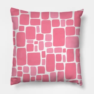 Pink pedestrian street Pillow