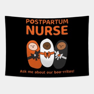 Postpartum Boo-rritos Tapestry