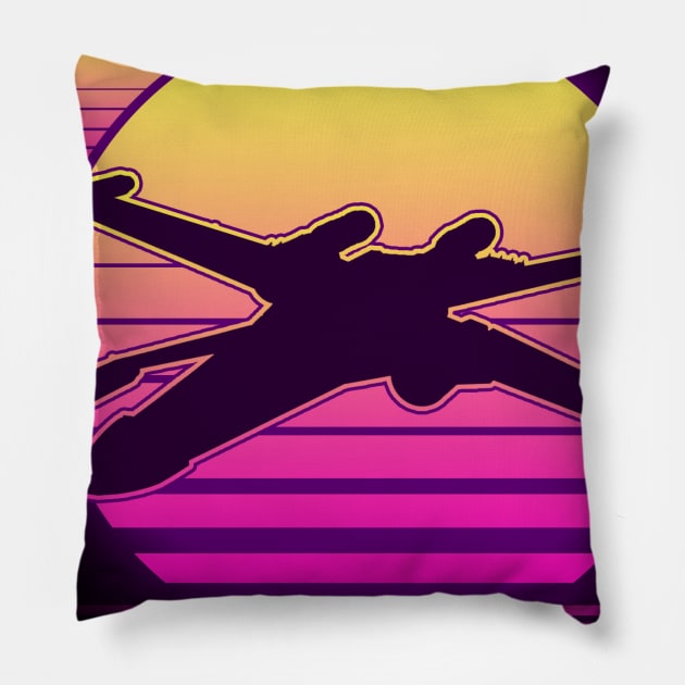 RETRO WING Pillow by Ravenseye