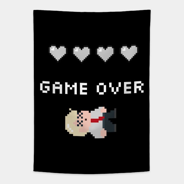 Election Game - Game Over Tapestry by MaryMas