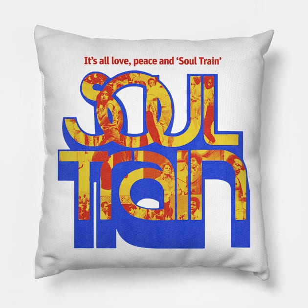 Soul Train Pillow by Triggers Syndicate