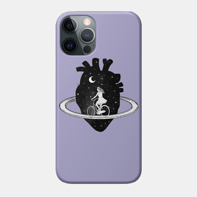 Heart choices. - Galaxy - Phone Case