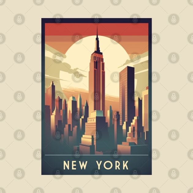 New York by Retro Travel Design