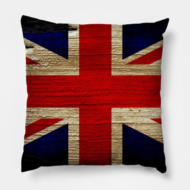 Vintage Union Jack Pillow by deadright