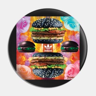 Health Goth Burger Pin