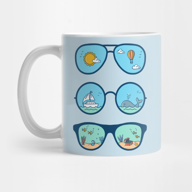 Sunglasses Lanscape - Summer Mug