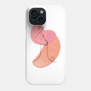 Finger Heart Symbol Phone Case