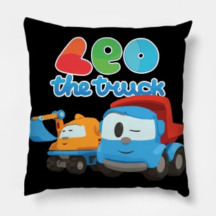 LEO the truck wink and  SCoop friend Pillow