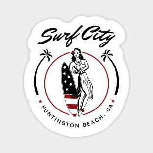 Surf City California Magnet