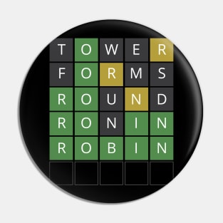 The Word Game - Wordle Pin