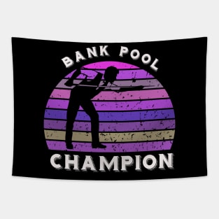 Bank pool champion - retro billiards Tapestry