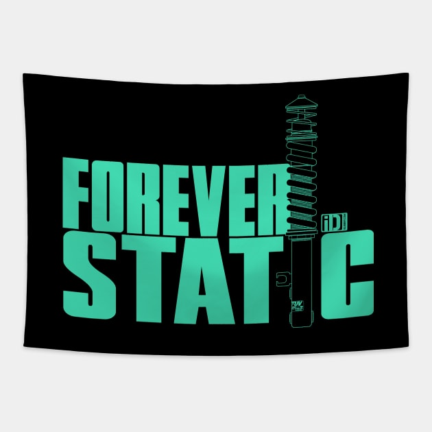 Forever Static I Tapestry by iDubberEuroApparel