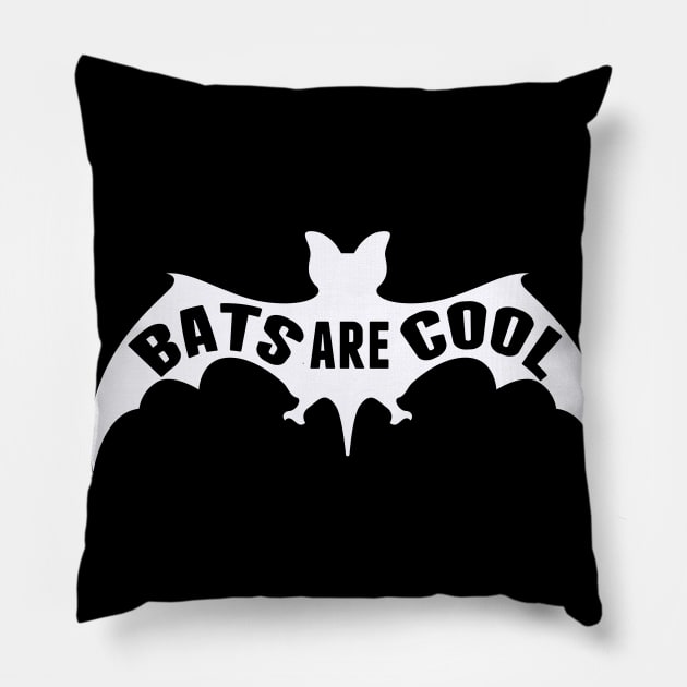 Bats are Cool Pillow by epiclovedesigns