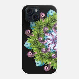 Fresh tentacles mandala Phone Case