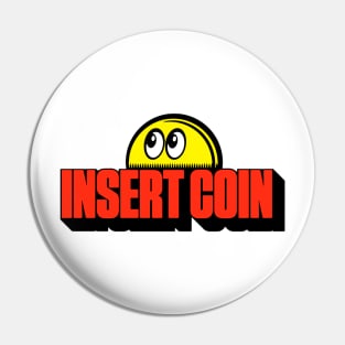 Insert Coin Arcade Pin