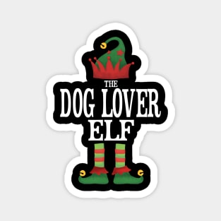 Dog Lover Elf Matching Family Group Christmas Party Pajamas Magnet